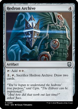{C} Hedron Archive (Ripple Foil) [Modern Horizons 3 Commander][M3C 295]