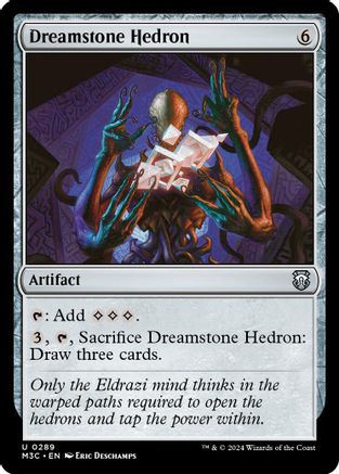 {C} Dreamstone Hedron (Ripple Foil) [Modern Horizons 3 Commander][RPF M3C 289]