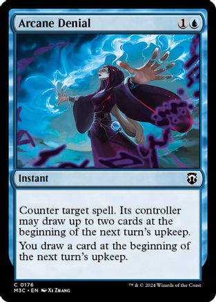 {C} Arcane Denial (Ripple Foil) [Modern Horizons 3 Commander][RPF M3C 176]