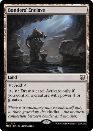 {R} Bonders' Enclave (Ripple Foil) [Modern Horizons 3 Commander][RPF M3C 323]