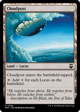 {C} Cloudpost (Ripple Foil) [Modern Horizons 3 Commander][RPF M3C 330]
