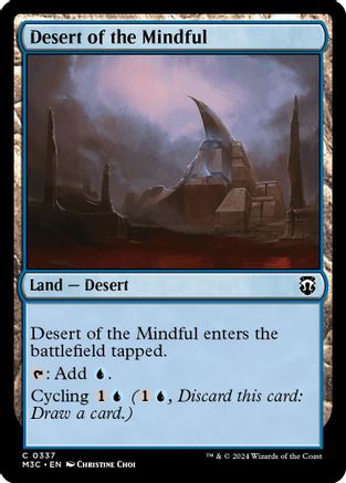 {C} Desert of the Mindful (Ripple Foil) [Modern Horizons 3 Commander][RPF M3C 337]