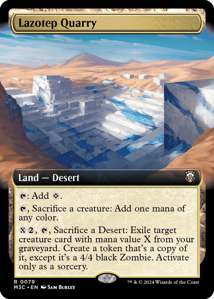 {R} Lazotep Quarry (Extended Art) (Ripple Foil) [Modern Horizons 3 Commander][RPF M3C 079]