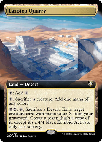{R} Lazotep Quarry (Extended Art) (Ripple Foil) [Modern Horizons 3 Commander][RPF M3C 079]