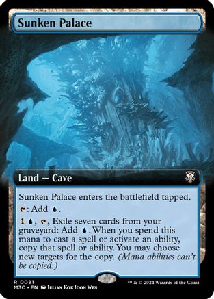 {R} Sunken Palace (Extended Art) (Ripple Foil) [Modern Horizons 3 Commander][RPF M3C 081]