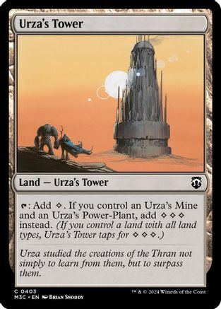 {C} Urza's Tower (Ripple Foil) [Modern Horizons 3 Commander][RPF M3C 403]