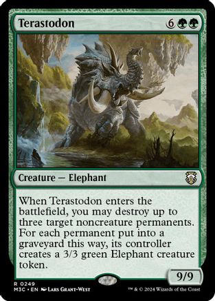 {R} Terastodon (Ripple Foil) [Modern Horizons 3 Commander][RPF M3C 249]