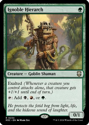 {R} Ignoble Hierarch (Ripple Foil) [Modern Horizons 3 Commander][RPF M3C 234]