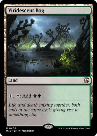 {R} Viridescent Bog (Ripple Foil) [Modern Horizons 3 Commander][RPF M3C 406]
