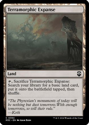 {C} Terramorphic Expanse (Ripple Foil) [Modern Horizons 3 Commander][RPF M3C 394]