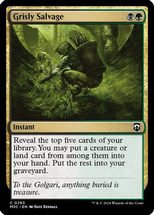 {C} Grisly Salvage (Ripple Foil) [Modern Horizons 3 Commander][RPF M3C 263]