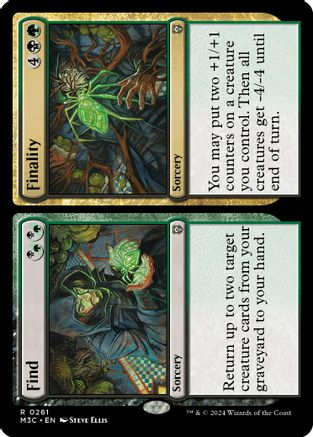 {R} Find // Finality (Ripple Foil) [Modern Horizons 3 Commander][RPF M3C 261]