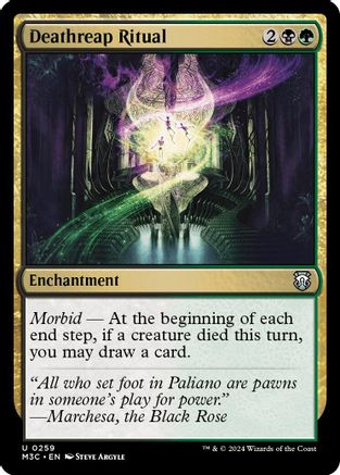 {C} Deathreap Ritual (Ripple Foil) [Modern Horizons 3 Commander][RPF M3C 259]