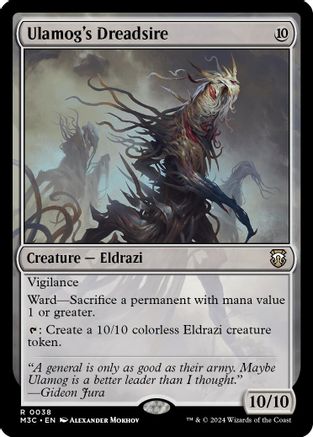 {R} Ulamog's Dreadsire (Ripple Foil) [Modern Horizons 3 Commander][RPF M3C 038]