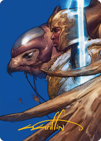 {A} Arna Kennerud, Skycaptain Art Card (Gold-Stamped Signature) [Modern Horizons 3 Art Series][GS AMH3 048]