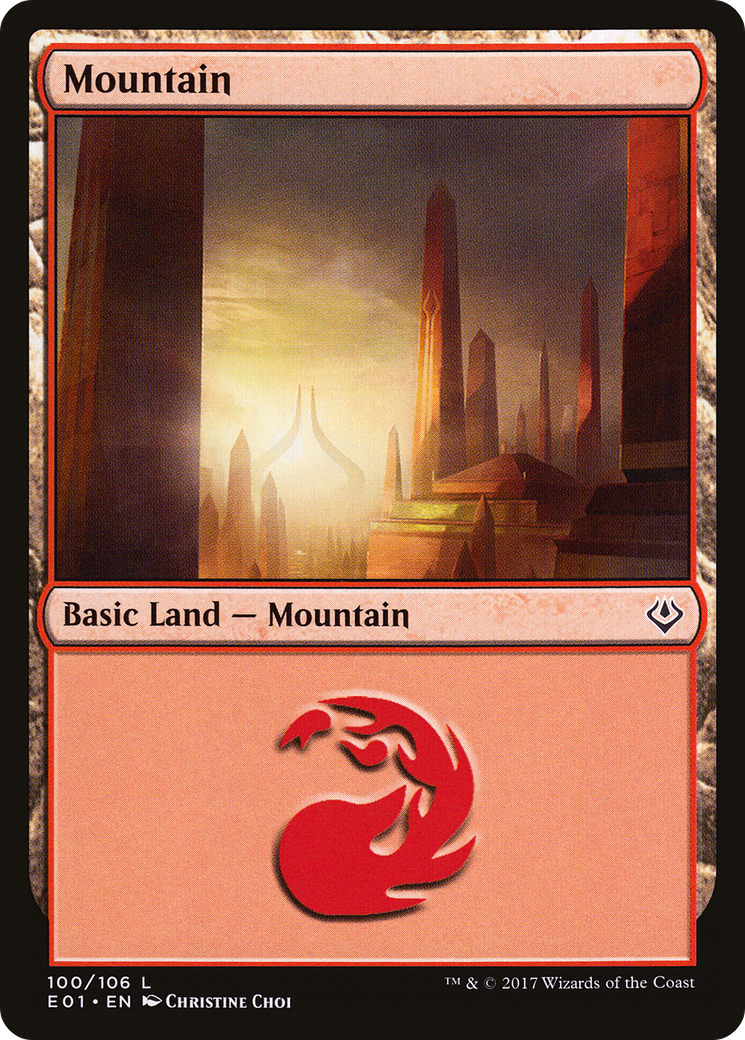 {B}[E01 100] Mountain (100) [Archenemy: Nicol Bolas]