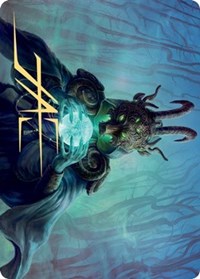 {A} Masked Vandal Art Card (Gold-Stamped Signature) [Kaldheim Art Series][GS AKHM 049]