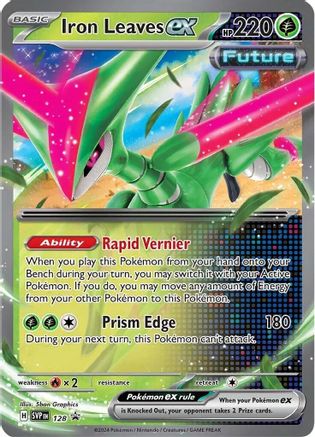 [PKM] Iron Leaves ex (128) [Scarlet & Violet: Black Star Promos]