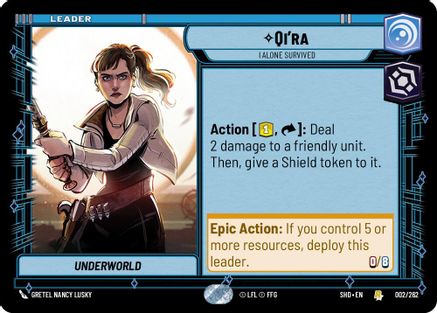 {SW-LD}Qi'ra - I Alone Survived (002/262) [Shadows of the Galaxy]