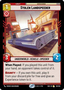 {SW-R}Stolen Landspeeder (161/262) [Shadows of the Galaxy]