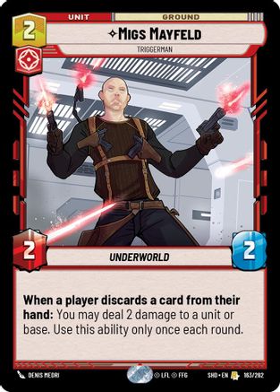 {SW-R}Migs Mayfield - Triggerman (163/262) [Shadows of the Galaxy]
