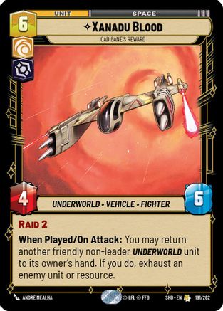 {SW-R}Xanadu Blood - Cad Bane's Reward (191/262) [Shadows of the Galaxy]