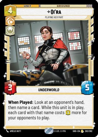 {SW-R}Qi'ra - Playing Her Part (202/262) [Shadows of the Galaxy]