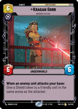 {SW-R}Kragan Gorr - Warbird Captain (241/262) [Shadows of the Galaxy]