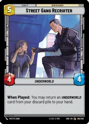 {SW-C} Street Gang Recruiter (260/262) [Shadows of the Galaxy]