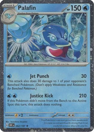 [PKM] Palafin (062/197) (Cosmos Holo) [Scarlet & Violet: Black Star Promos]