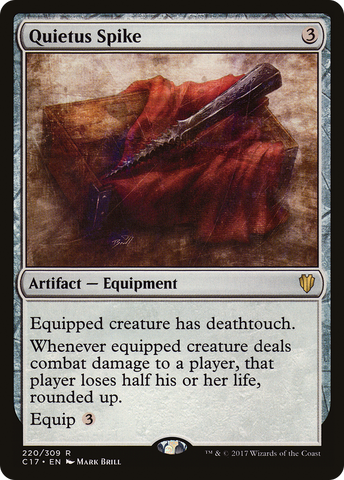 {R} Quietus Spike [Commander 2017][C17 220]
