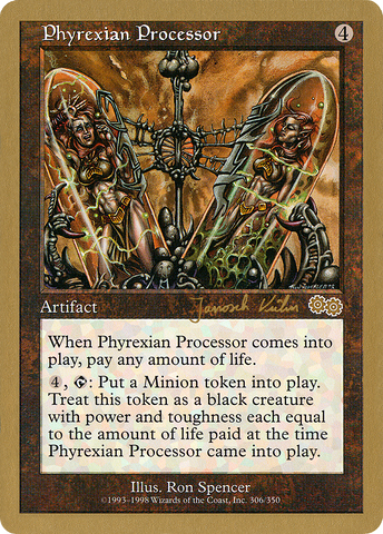 {R} Phyrexian Processor (Janosch Kuhn) [World Championship Decks 2000][GB WC00 JK306]