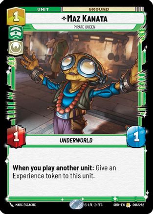 {SW-R}Maz Kanata - Pirate Queen (096/262) [Shadows of the Galaxy]