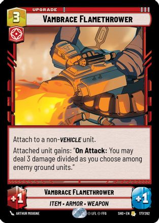 {SW-R}Vambrace Flamethrower (177/262) [Shadows of the Galaxy]