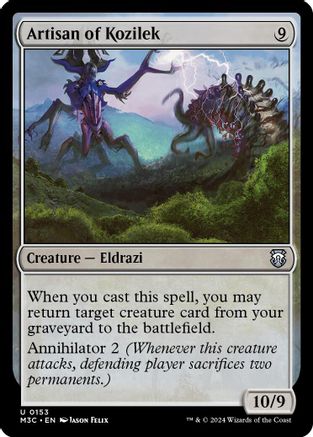 {C} Artisan of Kozilek (Ripple Foil) [Modern Horizons 3 Commander][RPF M3C 153]
