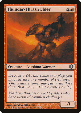 {C} Thunder-Thrash Elder [Shards of Alara][ALA 117]