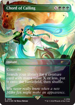 {R} Chord of Calling (Rainbow Foil) (Japanese) [Secret Lair Drop Series][JP RBF SLD 1595]
