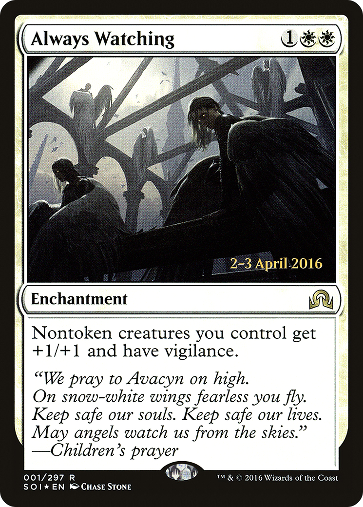 {R} Always Watching [Shadows over Innistrad Prerelease Promos][PR SOI 001]