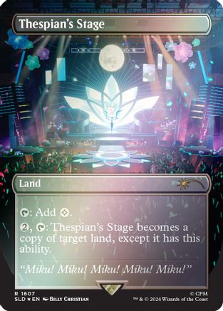 {R} Thespian's Stage (Rainbow Foil) [Secret Lair Drop Series][RBF SLD 1607]