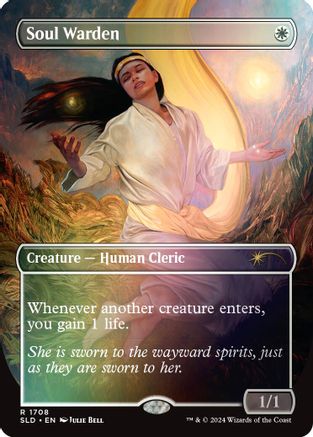 {R} Soul Warden (Rainbow Foil) [Secret Lair Drop Series][RBF SLD 1708]
