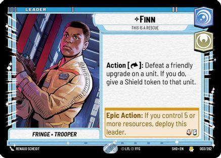 {SW-LD}Finn - This is a Rescue (003/262) [Shadows of the Galaxy]