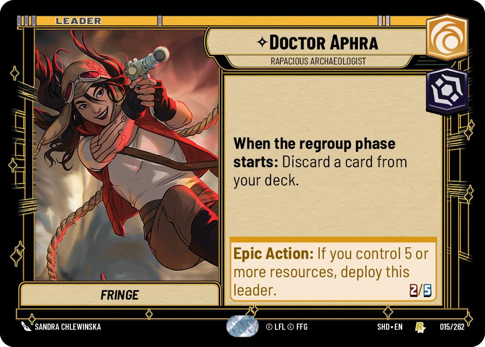 {SW-LD}Doctor Aphra - Rapacious Archaeologist (015/262) [Shadows of the Galaxy]