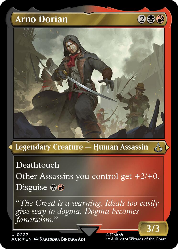 {C} Arno Dorian (Foil Etched) [Assassin's Creed][ACR 227]