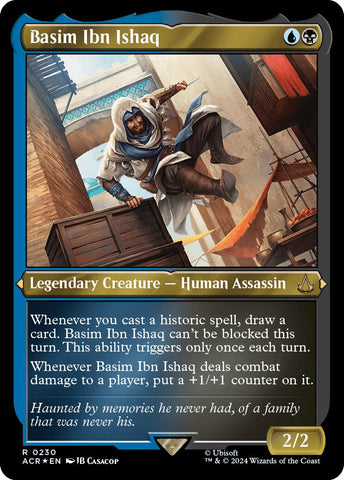 {R} Basim Ibn Ishaq (Foil Etched) [Assassin's Creed][ACR 230]