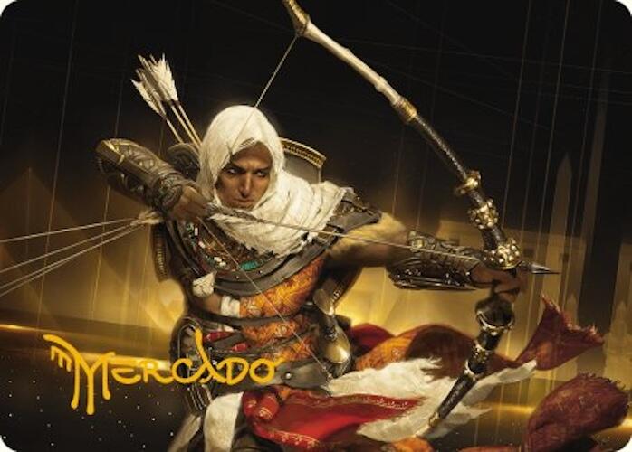 {A} Bayek of Siwa Art Card (Gold-Stamped Signature) [Assassin's Creed Art Series][GS AACR 016]