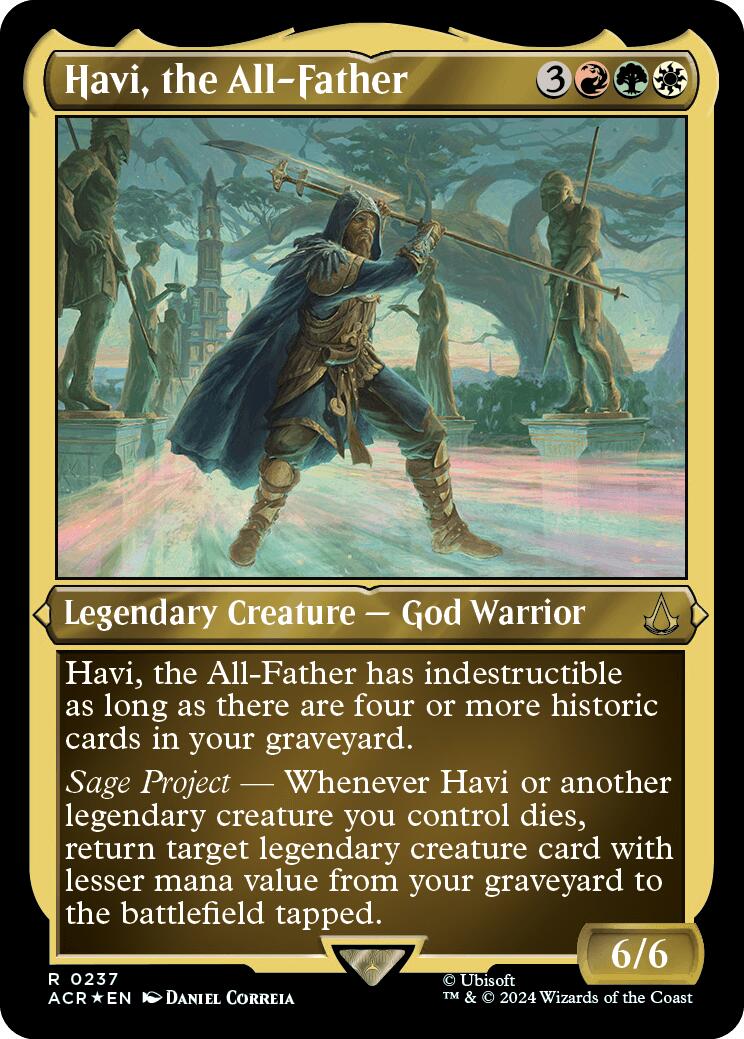 {R} Havi, the All-Father (Foil Etched) [Assassin's Creed][ACR 237]