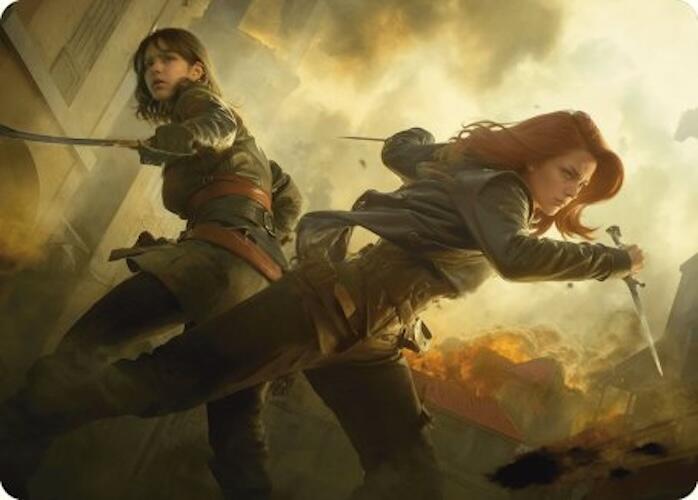 {A} Mary Read and Anne Bonny Art Card [Assassin's Creed Art Series][AACR 007]