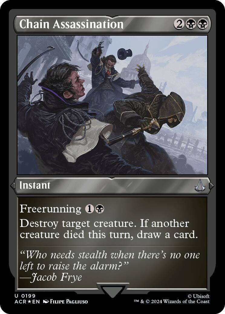 {C} Chain Assassination (Foil Etched) [Assassin's Creed][ACR 199]
