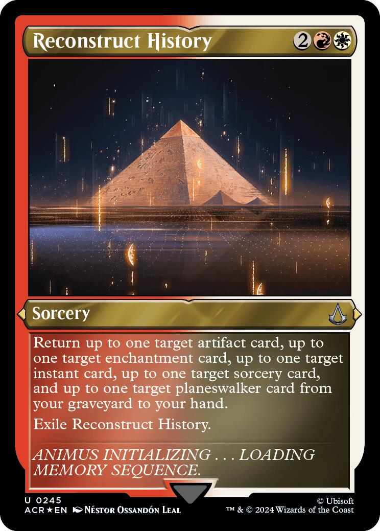 {C} Reconstruct History (Foil Etched) [Assassin's Creed][ACR 245]