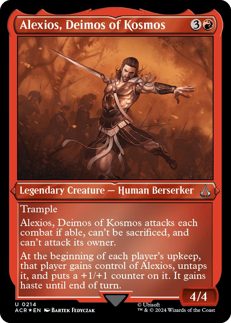{C} Alexios, Deimos of Kosmos (Foil Etched) [Assassin's Creed][ACR 214]